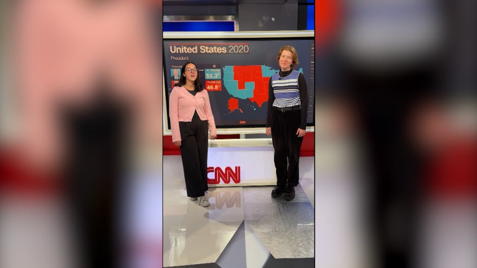 شاهد.. خلف كواليس "الجدار السحري" لـCNN في ليلة الانتخابات