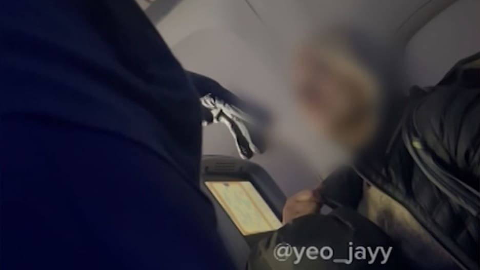 فيديو يوثق مواجهة مضيفة طيران لراكبة متسللة بعد رحلة من نيويورك إلى باريس