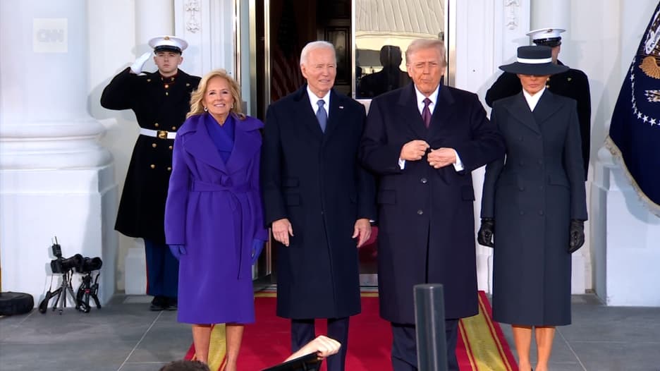 مراسلة CNN تكشف ما قاله بايدن لترامب عند وصوله إلى البيت الأبيض