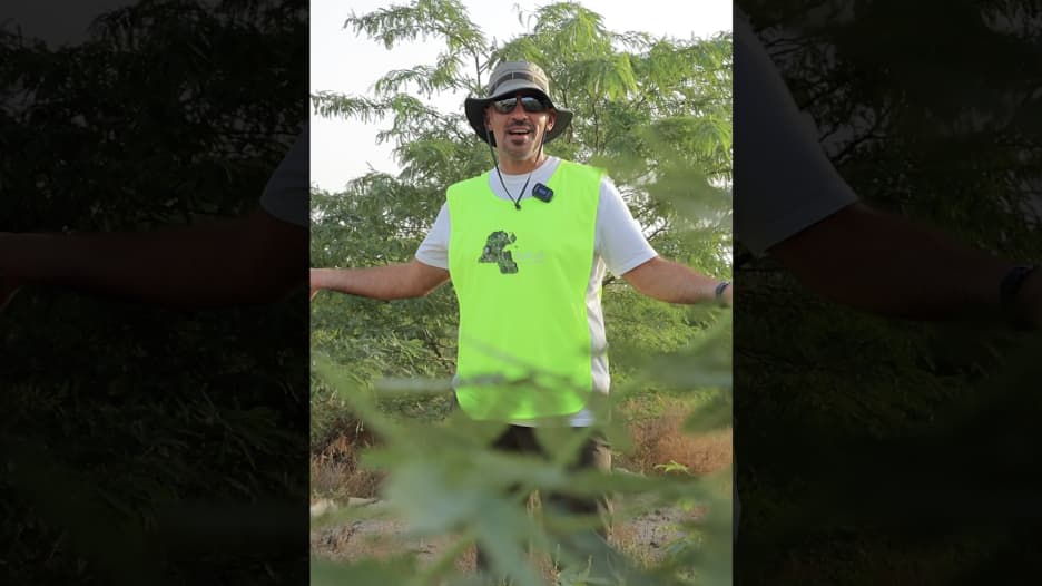 شاهد صحراء قاحلة تتحول إلى غابة مورِقة في الكويت