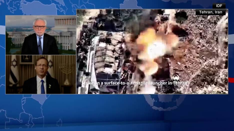 هل تعتقد أن اغتيال المرشد الأعلى لإيران فكرة جيدة؟ رئيس إسرائيل يرد لـCNN