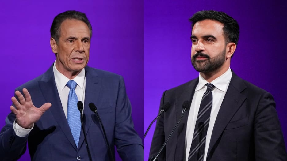 مرشح عمدة نيويورك يثير مخاوف بشأن ديانة منافسه ممداني الإسلامية.. وهذا ما قاله