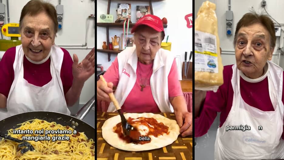 نجمة "تيك توك".. أكثر من 90 مليون شخص يشاهدون كيفية تحضير هذه الجدة الإيطالية للطعام