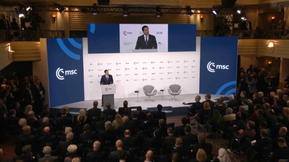 روبيو في مؤتمر ميونيخ للأمن: أمريكا وأوروبا "تنتميان لبعضهما" رغم التوترات عبر الأطلسي