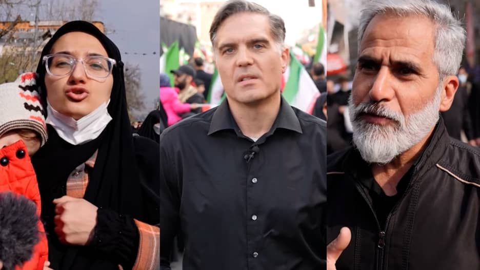 "مستعدون للتضحية بدمائنا".. إيرانيون يوجهون رسالة إلى ترامب