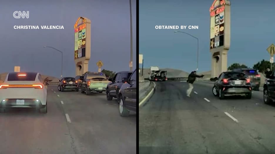 شاهد.. عناصر الهجرة الأمريكية تطلق النار على مشتبه به بعد توقيفه بكاليفورنيا