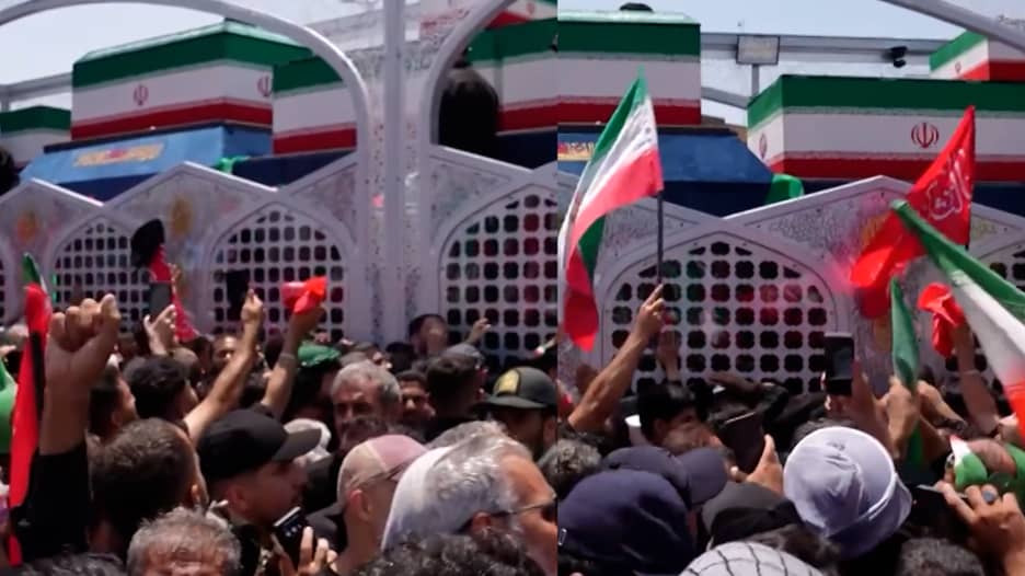 حشود في طهران تودّع خامنئي وسط هتافات غاضبة ودعوات للانتقام