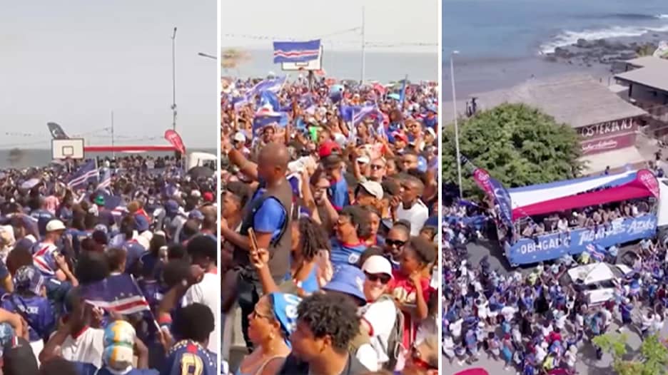 استقبال أبطال.. هكذا احتفى سكان الرأس الأخضر بمنتخبهم بعد عودته من كأس العالم 2026