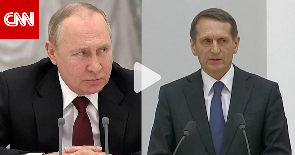 مشادة بين بوتين ورئيس جهاز الاستخبارات بسبب الاعتراف بمناطق أوكرانية