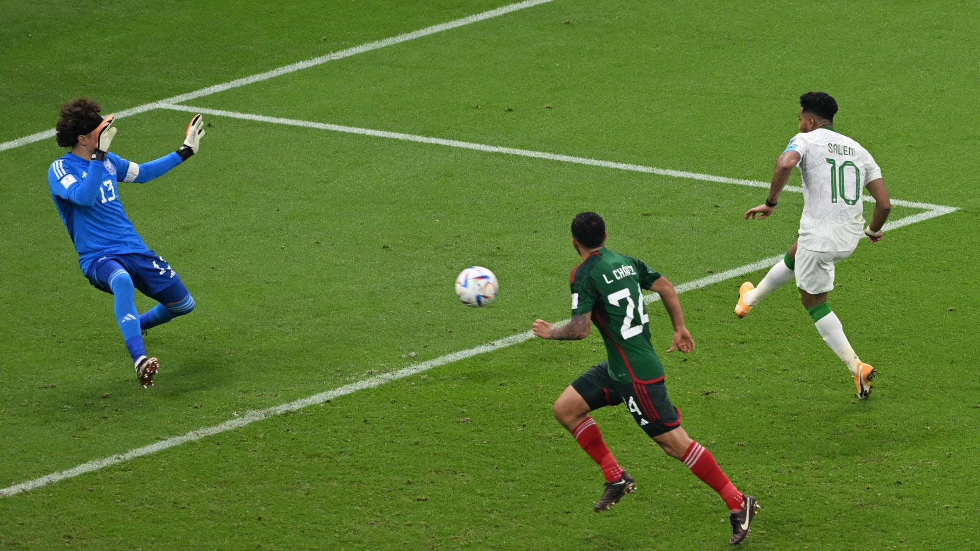 تداول فيديو يظهر احتفال لاعبي وجماهير بولندا بهدف سالم ...