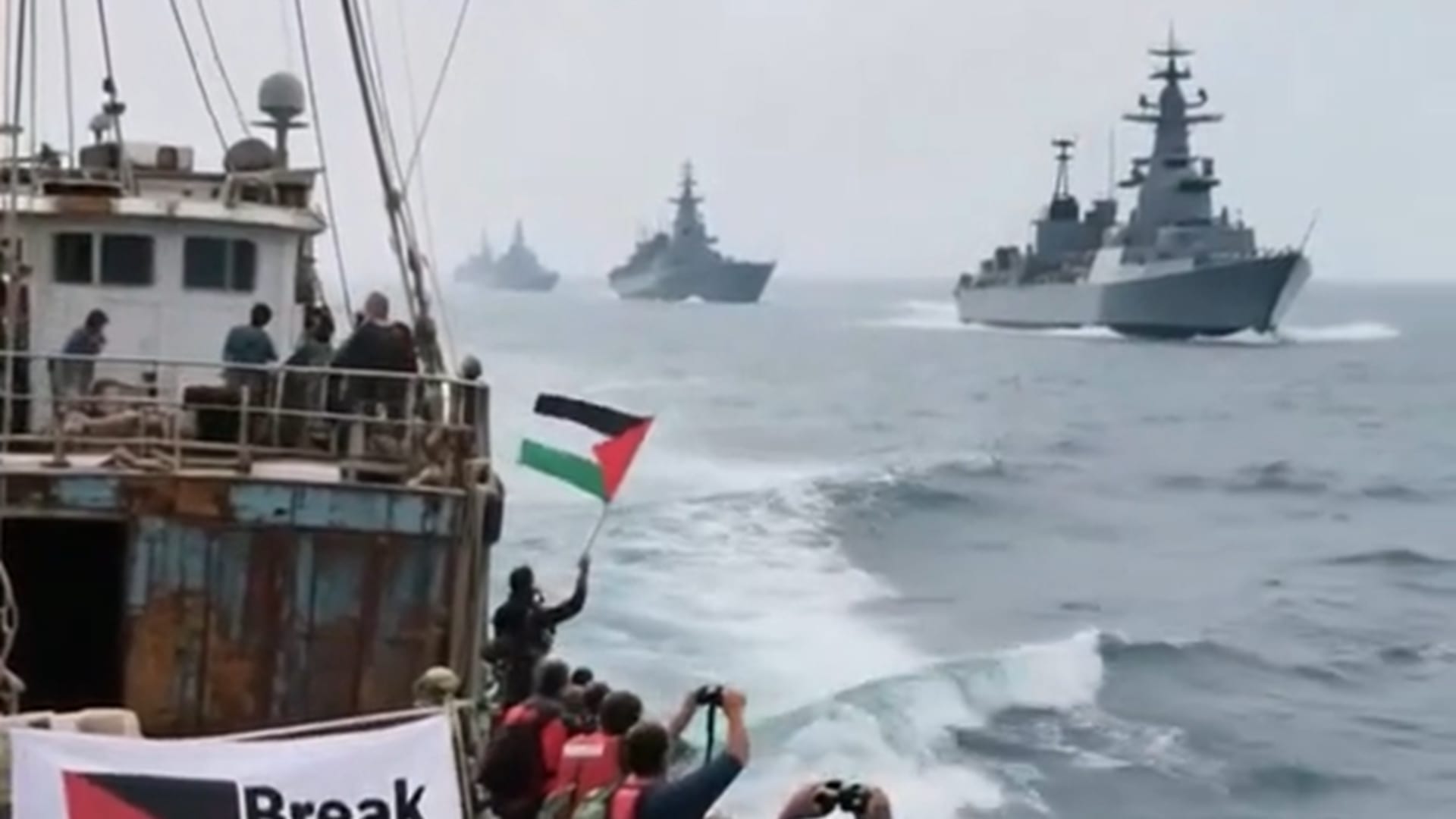 فيديو متداول لـ"أسطول الصمود في اتجاه غزة".. هذه حقيقته
