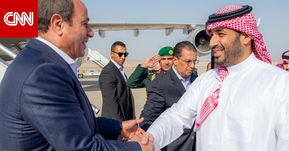 محمد بن سلمان يستقبل السيسي في نيوم.. وبيان رئاسي يوضح تفاصيل الزيارة