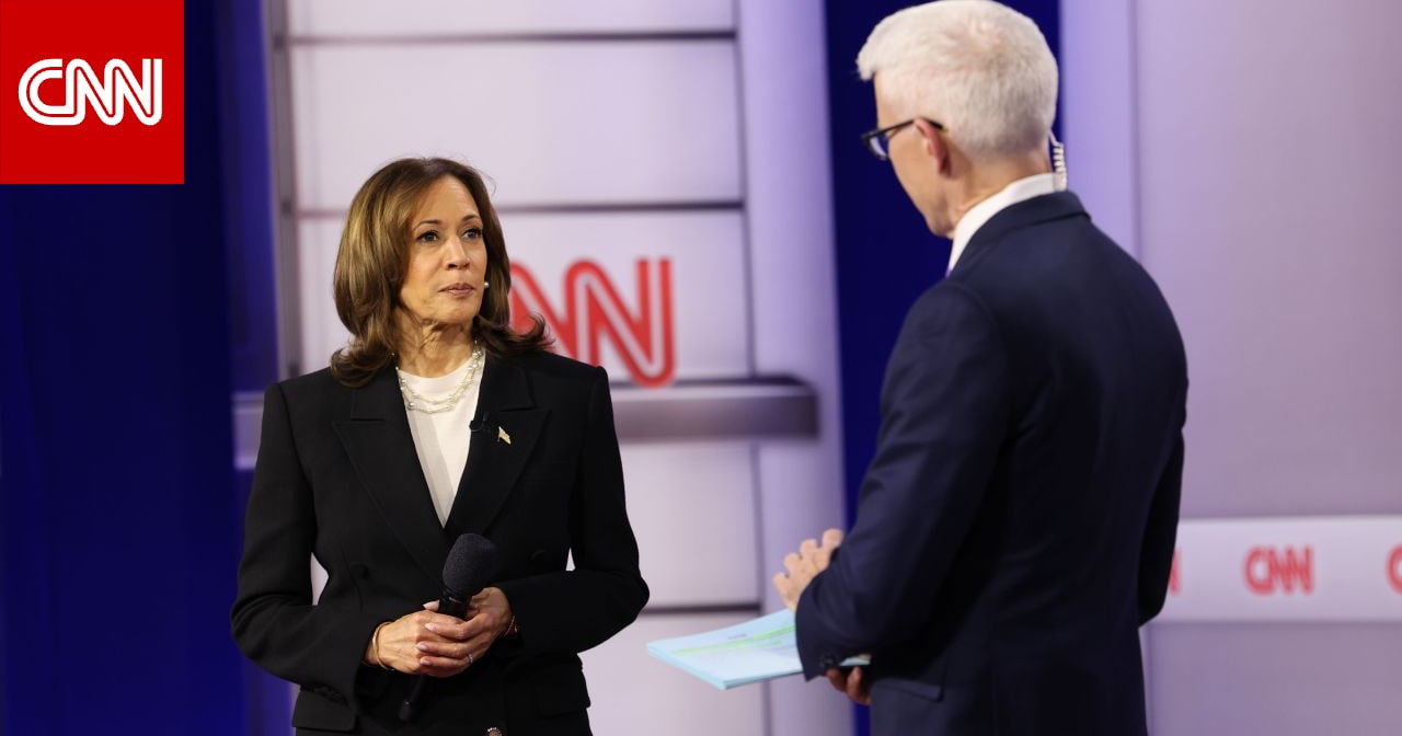 كامالا هاريس ترد على أسئلة الناخبين في ندوة CNN عن ترامب وبايدن وغزة