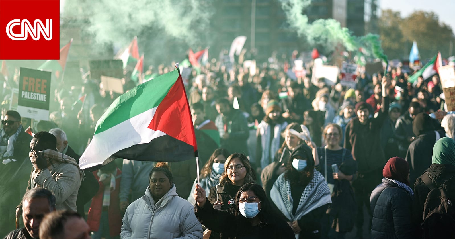 مظاهرات حاشدة مؤيدة للفلسطينيين في عواصم أوروبية.. و300 ألف في مسيرة لندن