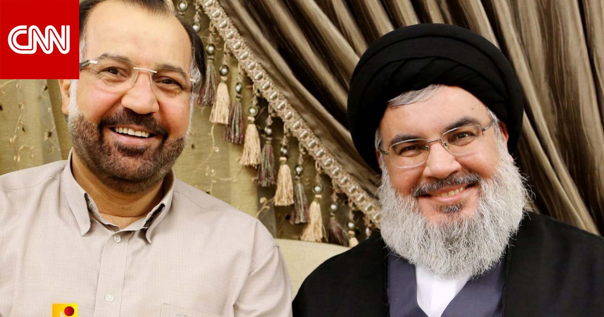 حسن نصرالله يلقي كلمة بتشييع فؤاد شكر القيادي في حزب الله