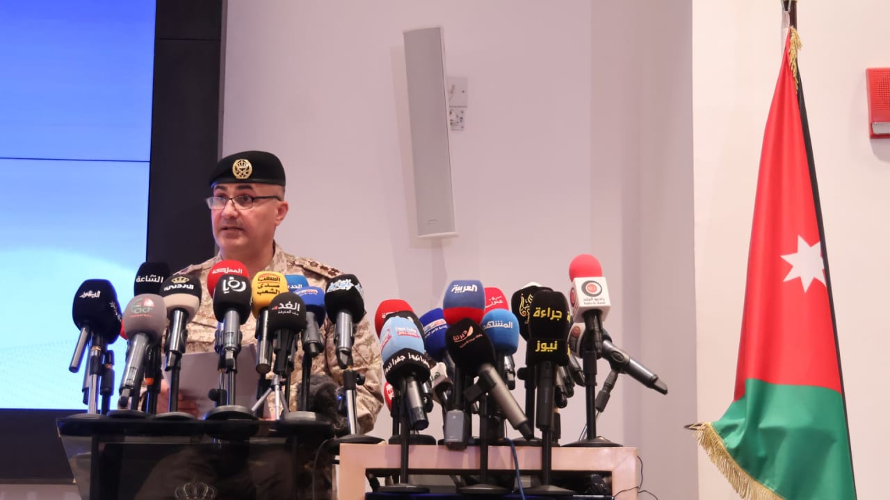 الجيش الأردني يطلق اسم "درع الأردن" على عملياته الدفاعية ضد هجمات إيران