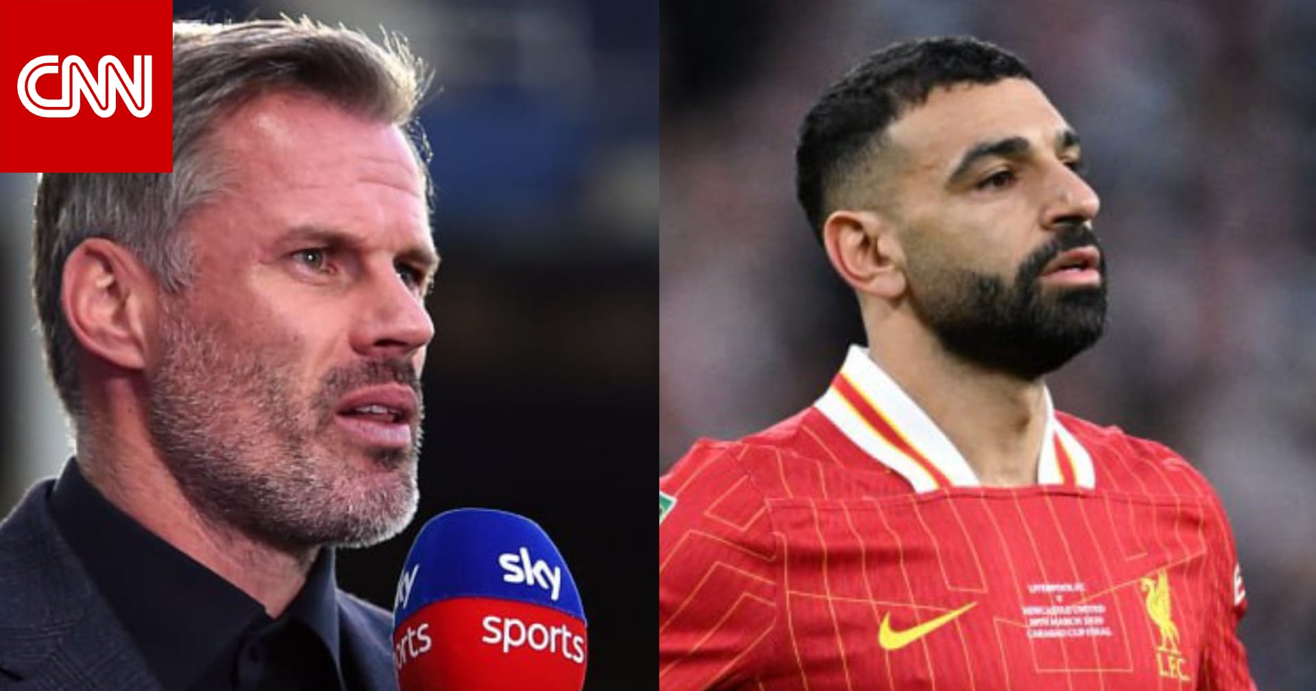 تفاعل مع تعليق لجيمي كاراغر على تدوينة نشرها محمد صلاح