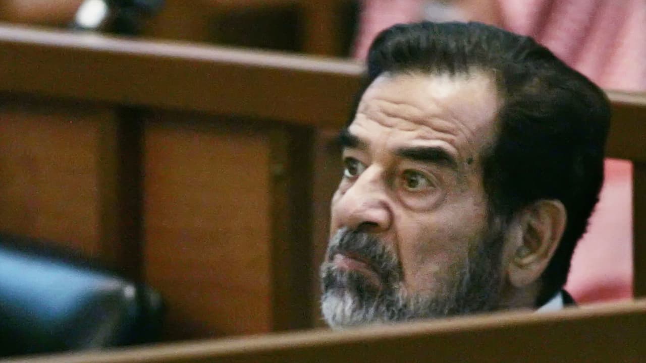 رغد صدام حسين تنشر فيديو رد والدها بالمحكمة مهنئة بعيد الأضحى الذي أعدم فيه