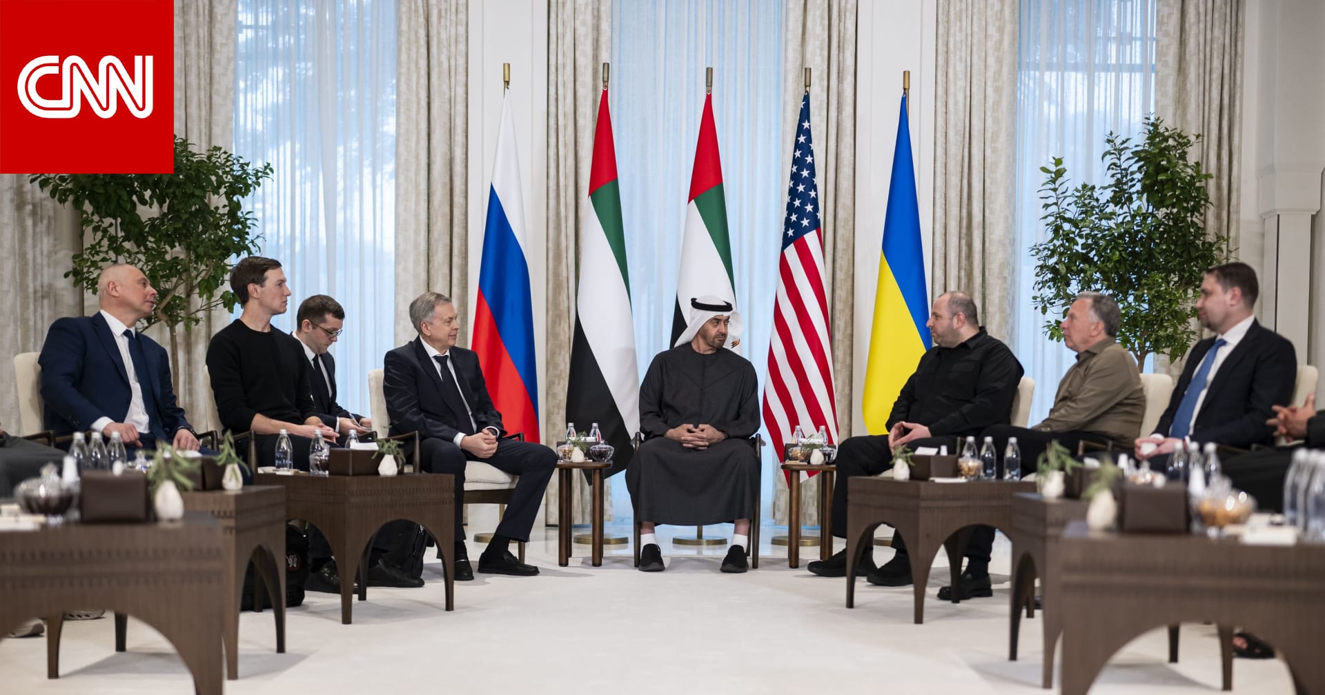 التقى وفود الدول الـ3.. أول تعليق لمحمد بن زايد على محادثات الأزمة الأوكرانية في الإمارات