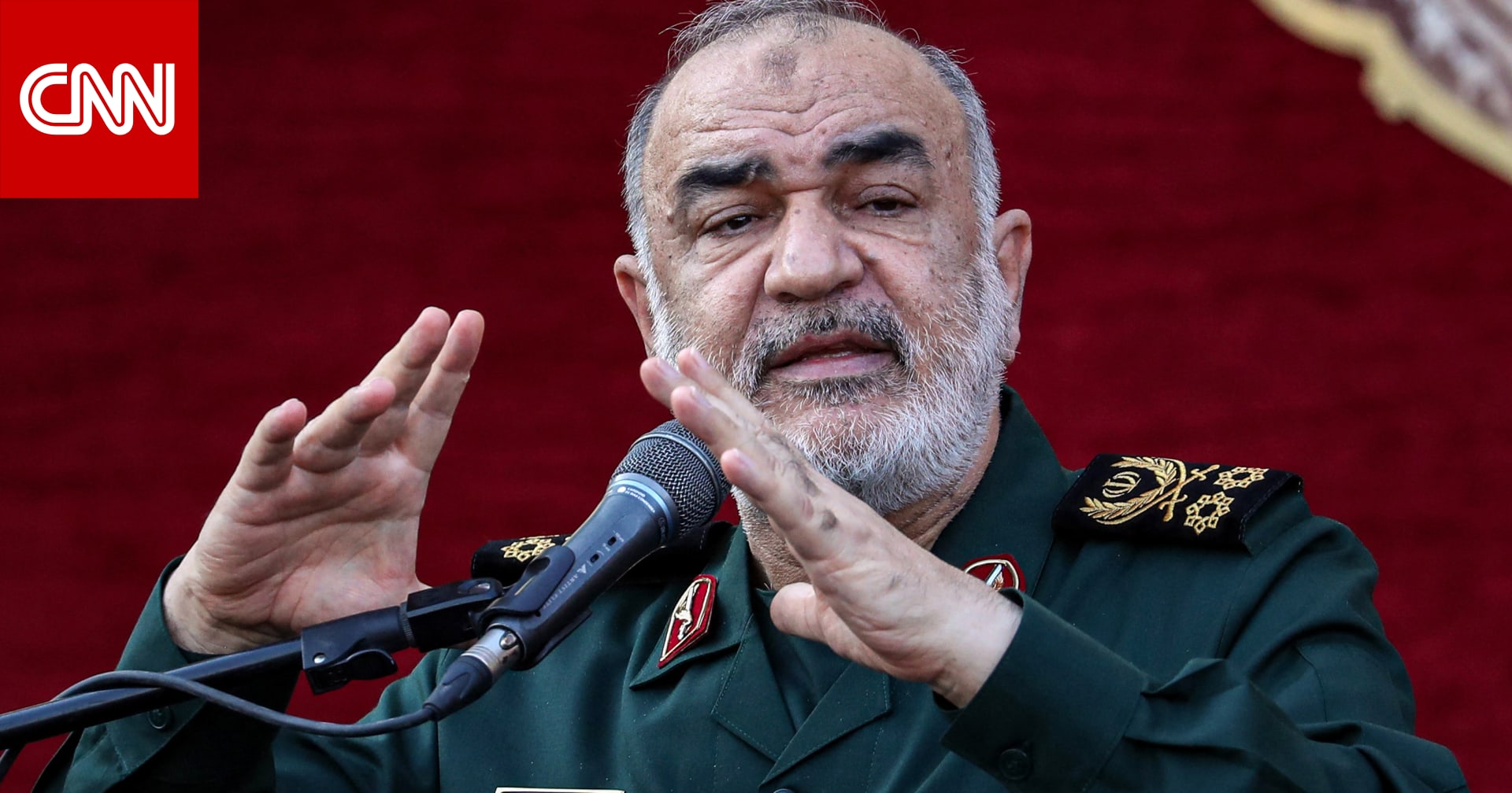 قائد الحرس الثوري الإيراني: "غزة هي عصا موسى ستتغلب على سحر الفراعنة"