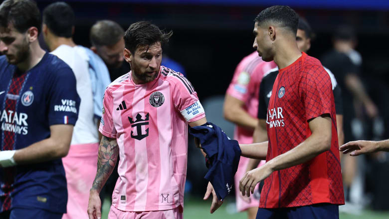 لقطة بين أشرف حكيمي وميسي في كأس العالم للأندية تخطف الأنظار