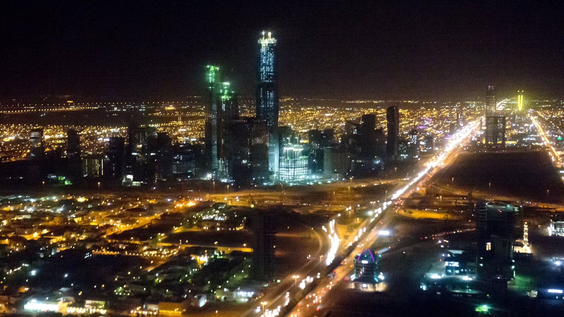 أفق مدينة الرياض، المملكة العربية السعودية، 28 مارس 2014 