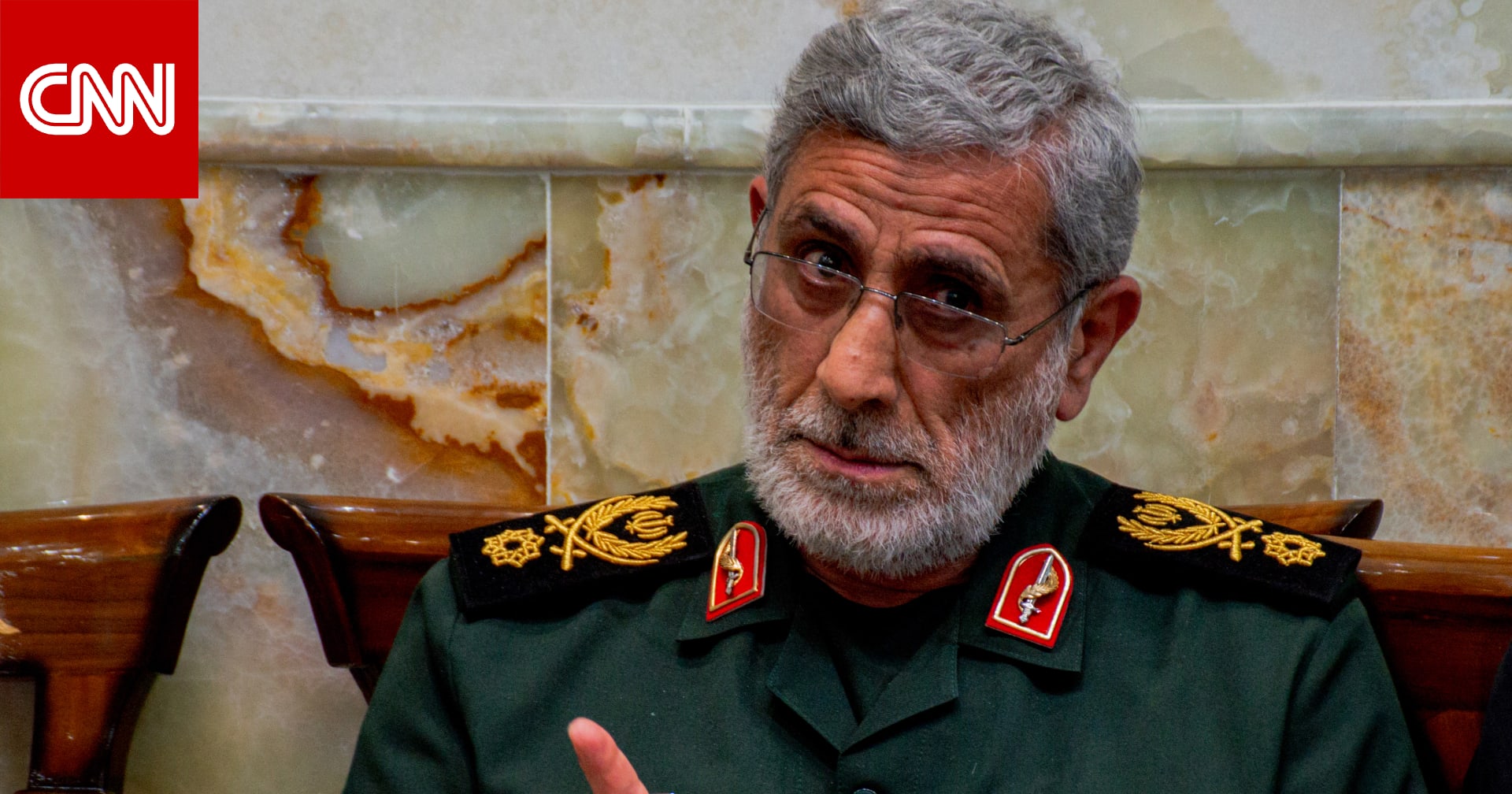 أول تصريح إيراني رسمي يكشف مصير إسماعيل قاآني قائد فيلق القدس التابع للحرس الثوري