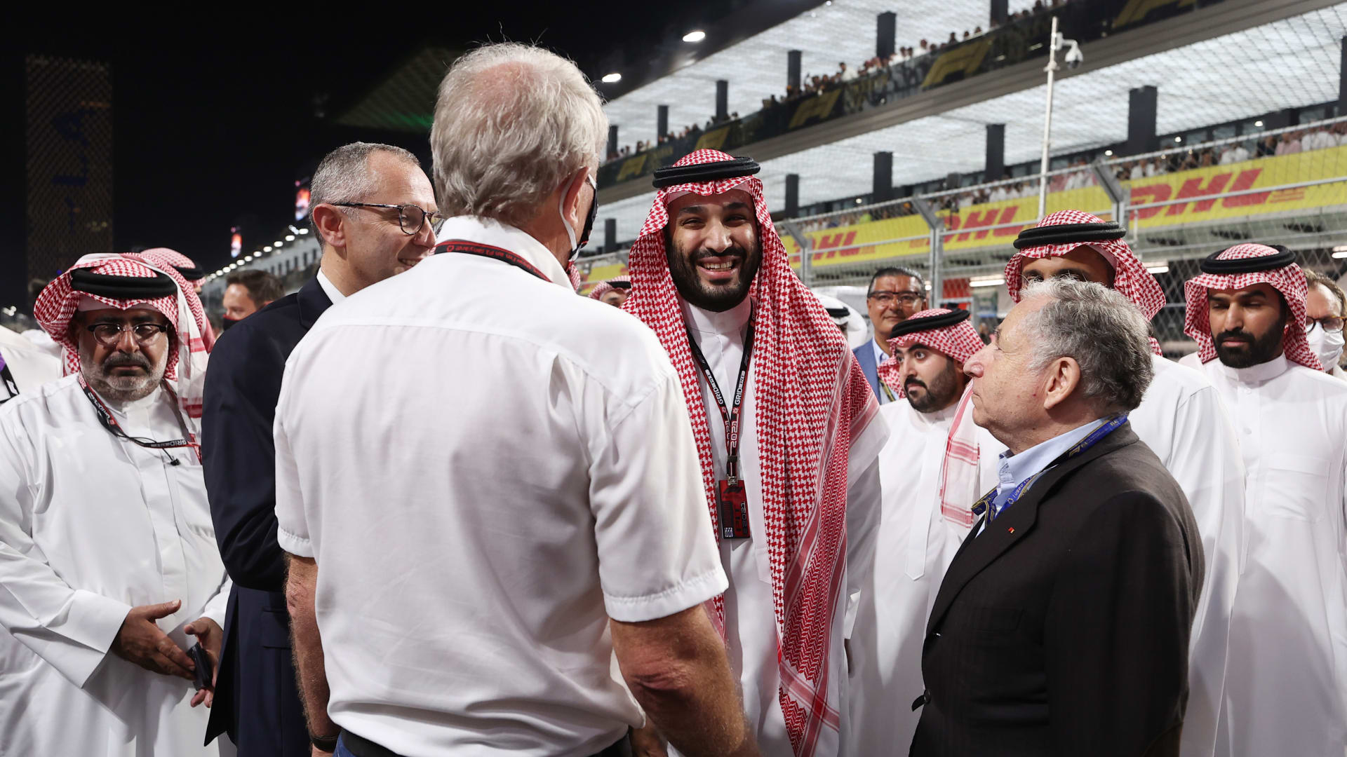 ولي العهد السعودي، الأمير محمد بن سلمان يشهد منافسات فورمولا