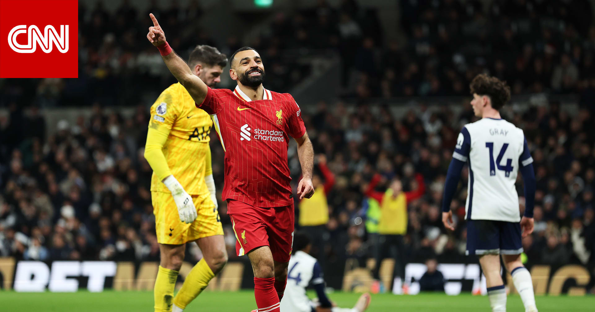 بعد تألقه أمام توتنهام.. رقم قياسي جديد لمحمد صلاح في الدوري الإنجليزي