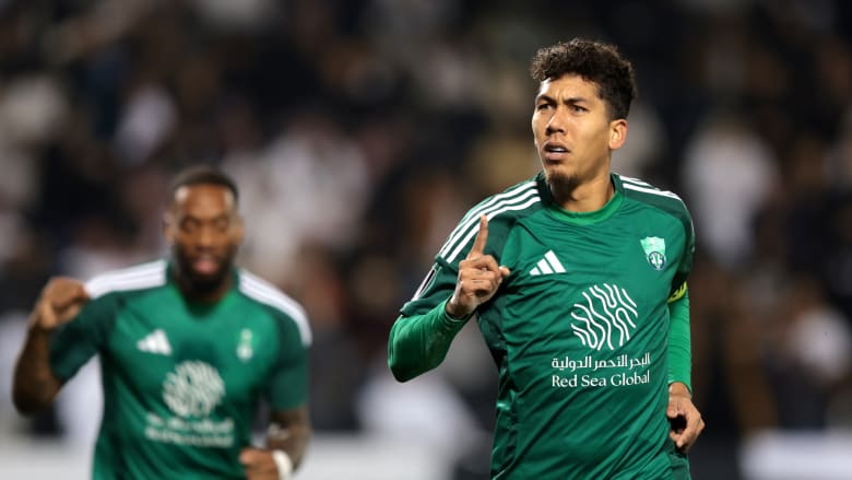 بهذه الطريقة.. فيرمينو يسجّل واحداً من أجمل أهداف الأهلي السعودي هذا الموسم