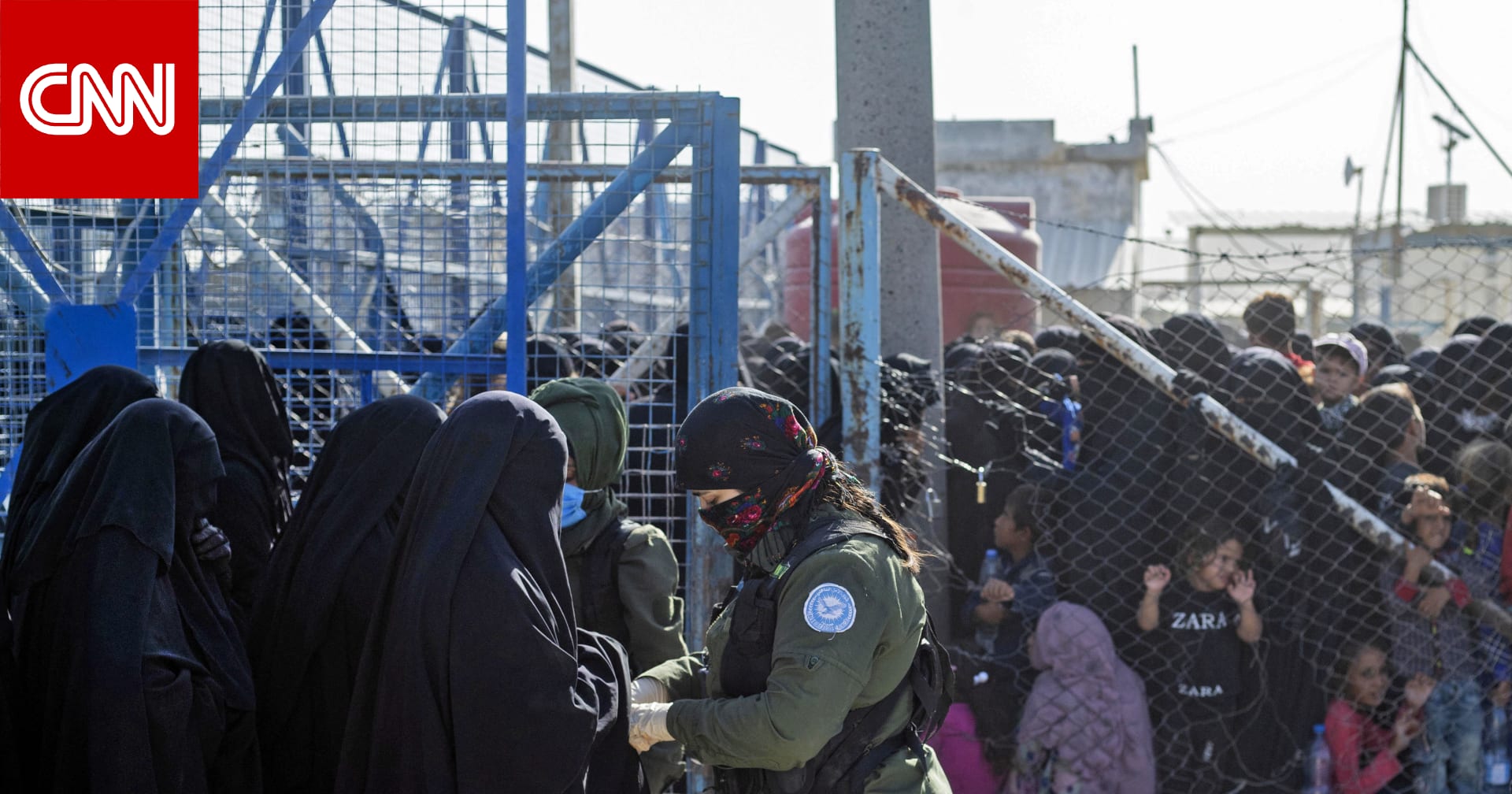 "هروب عائلات داعش من مخيم الهول".. ما حقيقة الفيديو المتداول؟