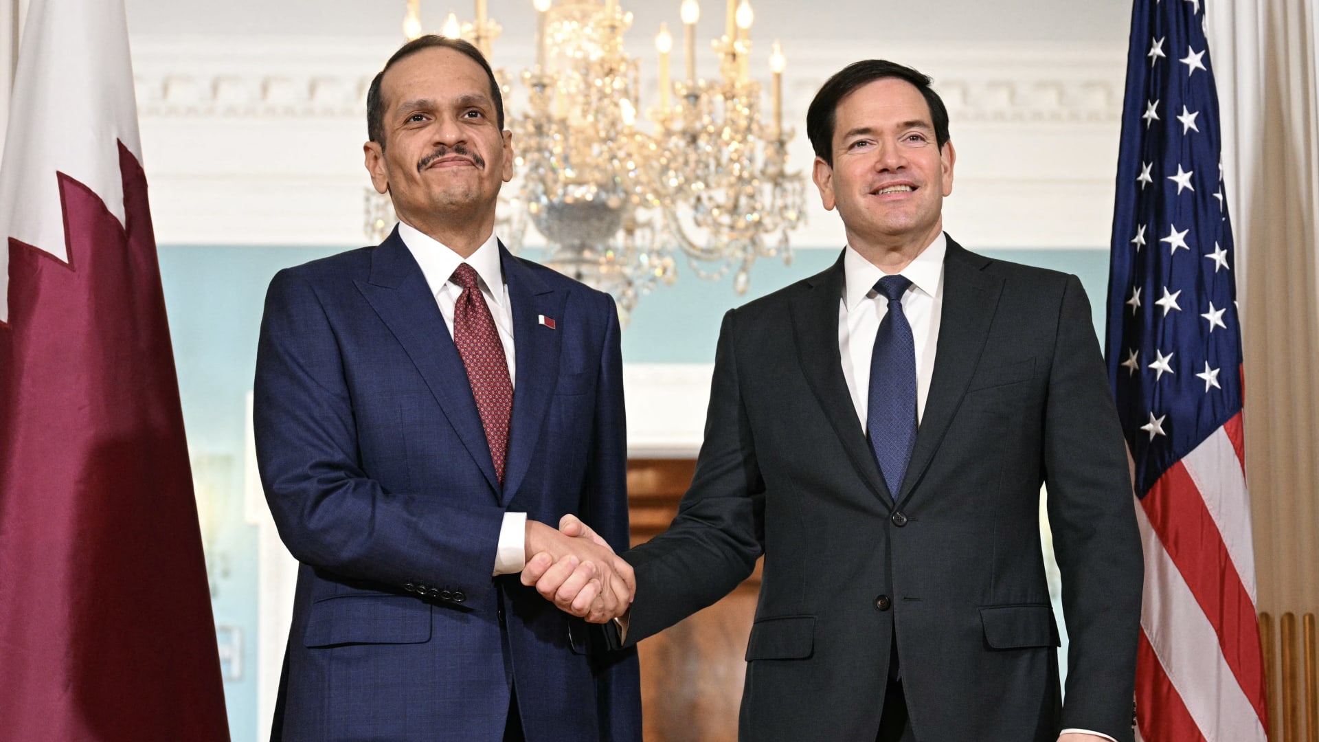 روبيو يلتقي رئيس وزراء قطر..ويبحثان دعم أمريكا للدفاع القطري