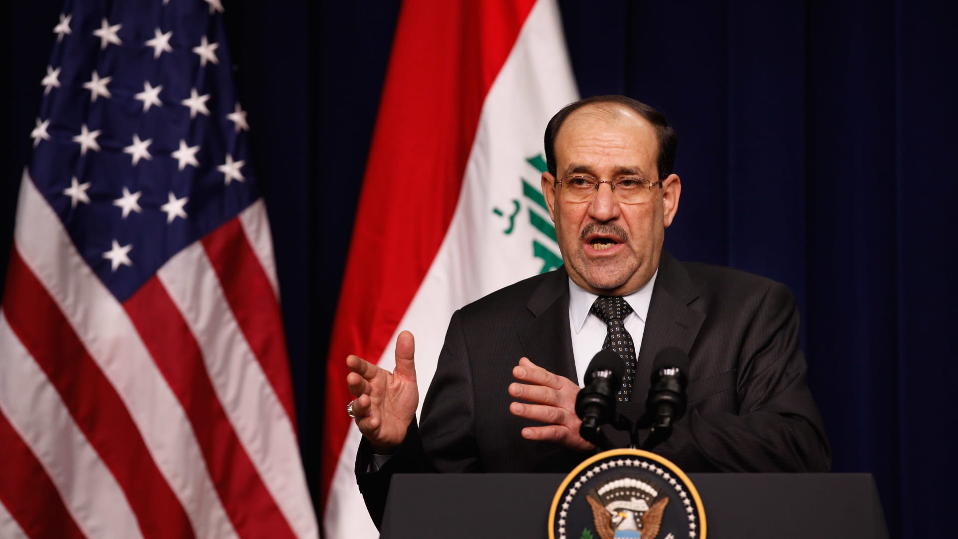 المالكي يرد على ترامب بعد تحذيره من إعادة انتخابه رئيسًا لحكومة العراق