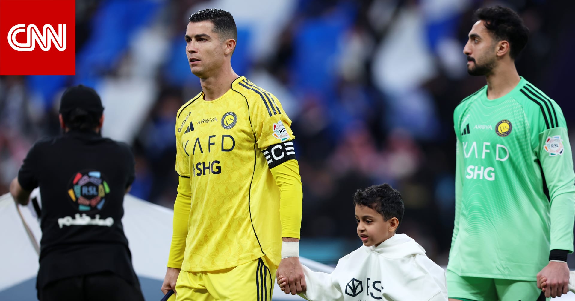 احتفالاً بيوم التأسيس.. رونالدو يرتدي البشت السعودي بعد مباراة النصر والحزم