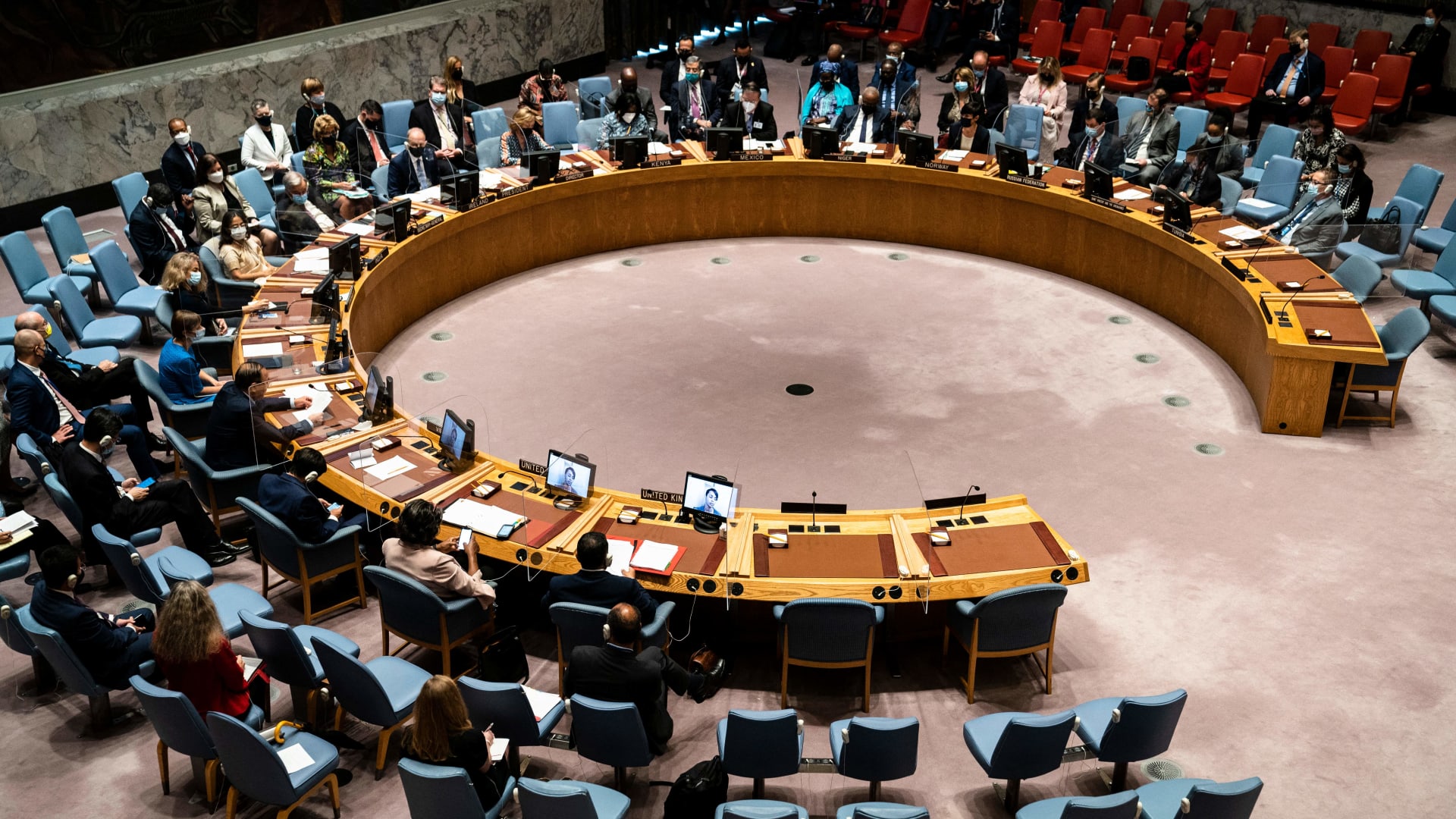 صورة أرشيفية لجلسة في مجلس الأمن الدولي 