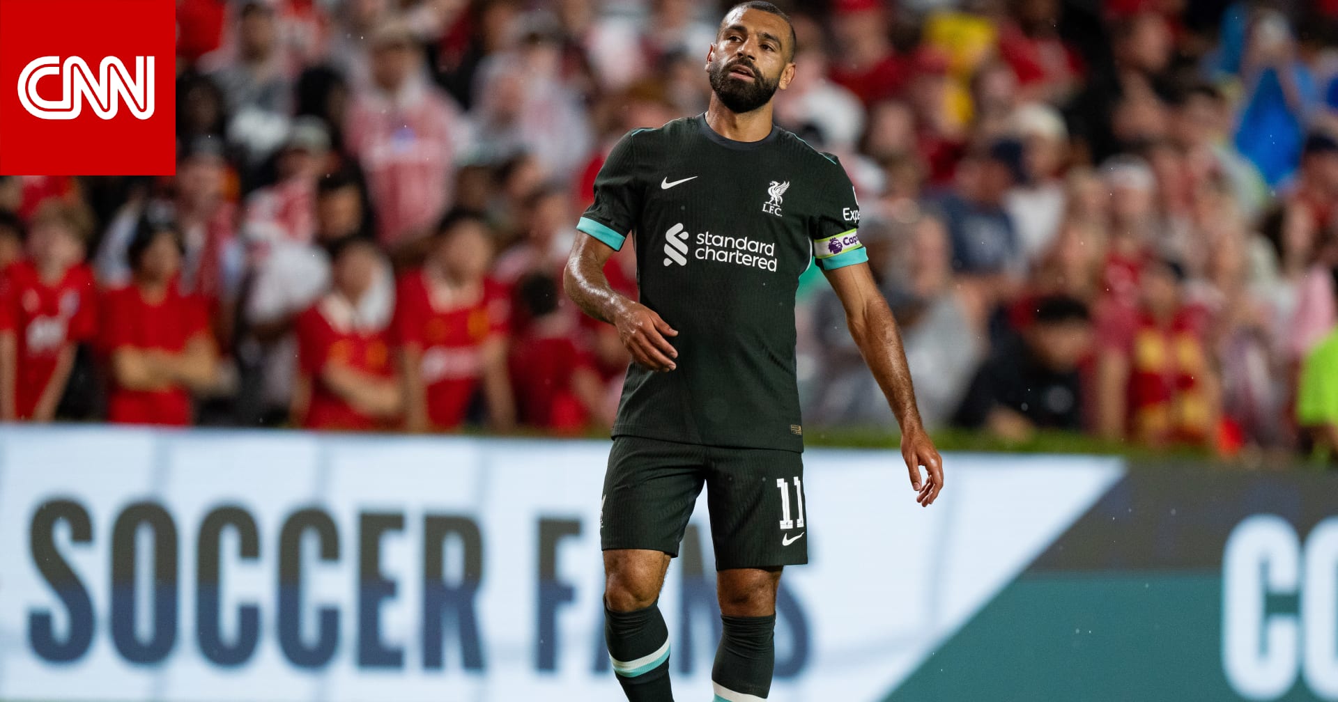خلال مباراة ودية.. محمد صلاح يمازح مدربة في ليفربول بعد استبداله