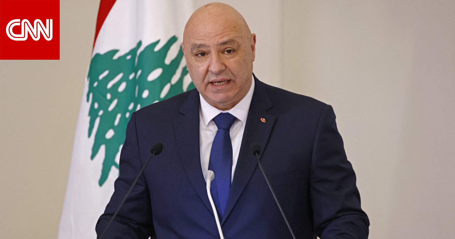 الرئيس اللبناني: حزب الله بشقه العسكري انتهى.. ولاريجاني "اهتزت قدماه"