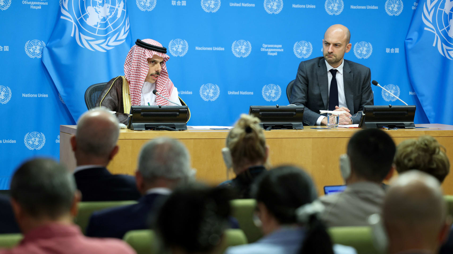 فرنسا والسعودية تؤكدان ضرورة حل الدولتين وسط انتقادات إسرائيلية