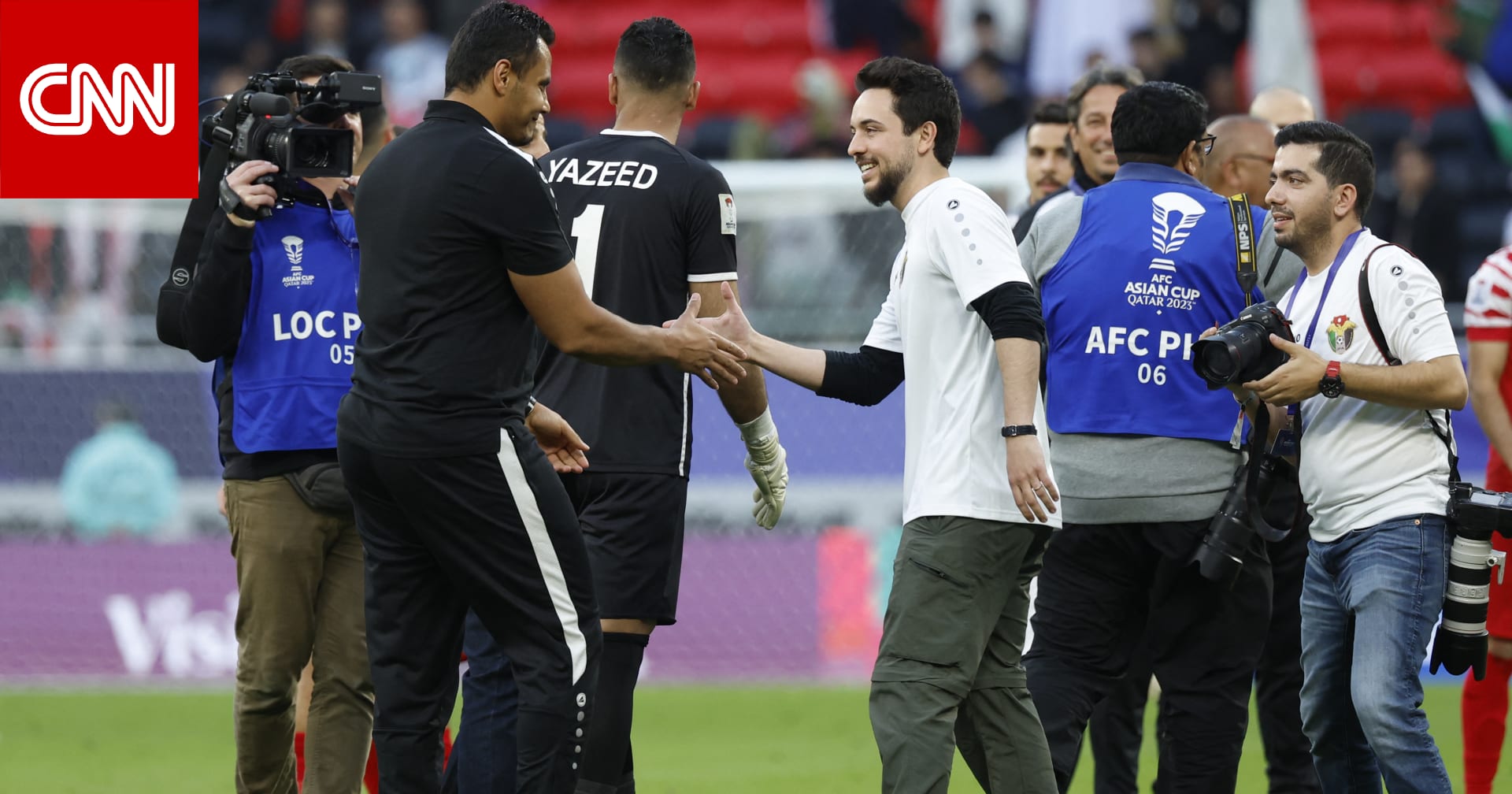 فيديو احتفال الأمير الحسين مع لاعبي الأردن بالتأهل لكأس العالم يشعل تفاعلاً