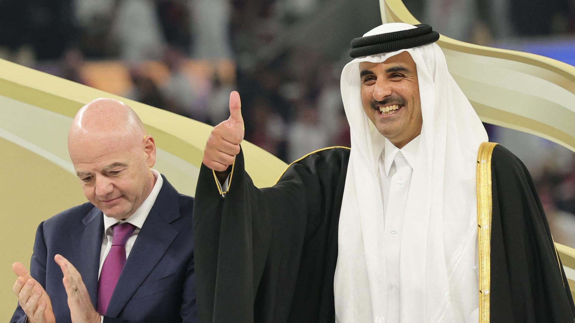 أول تعليق من أمير قطر بعد تأهل منتخب بلاده إلى كأس العالم 2026