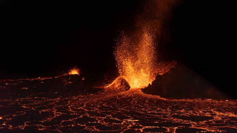  بركان مرادالير في آيسلندا