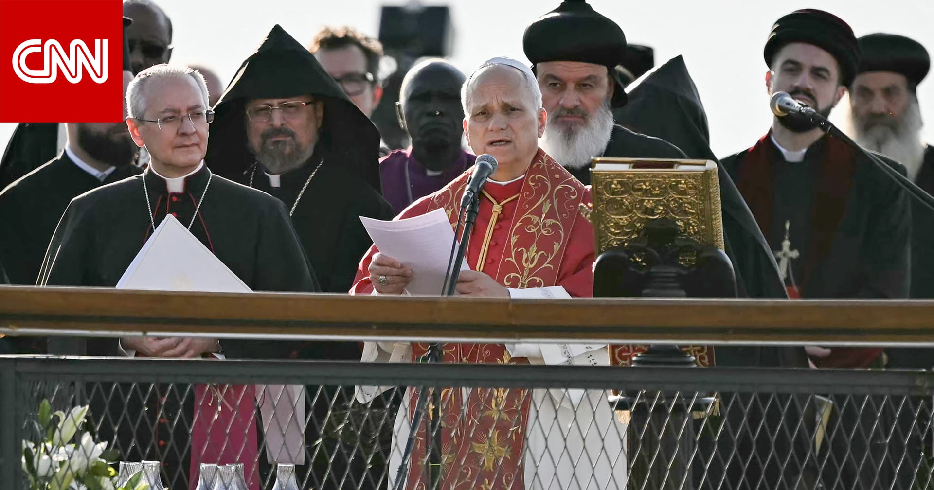 من تركيا.. بابا الفاتيكان يندد بإساءة استخدام الدين لتبرير الحرب والعنف والتعصب