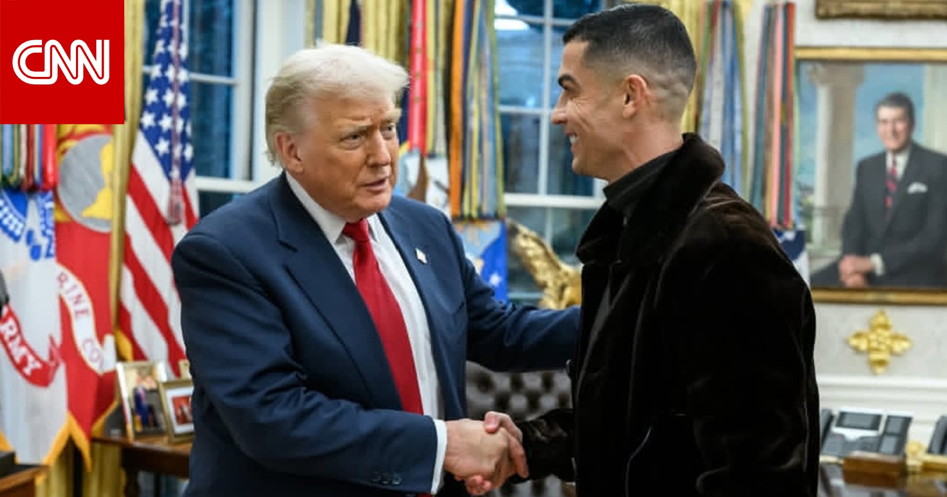 رسالة "مفاجئة" من ترامب إلى رونالدو.. ماذا جاء فيها؟