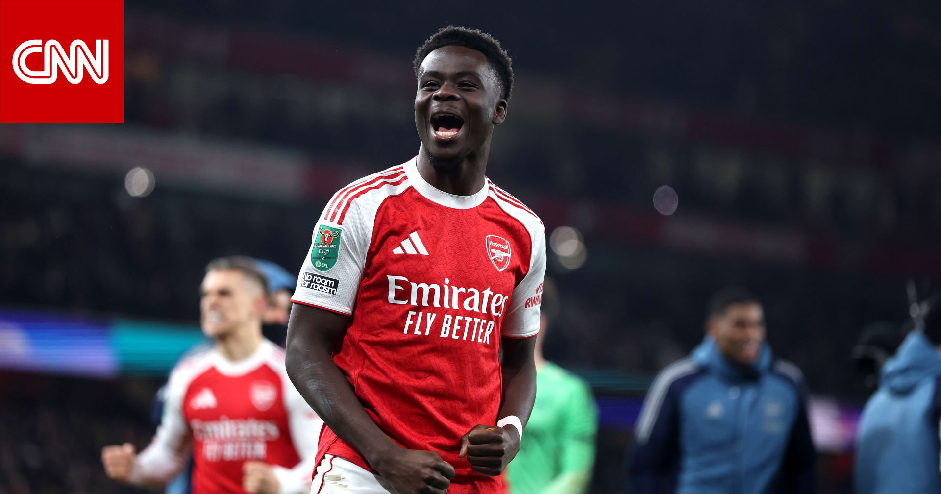 هدية "غير متوقعة" من بوكايو ساكا لمشجع بعد مباراة أرسنال وبرايتون 