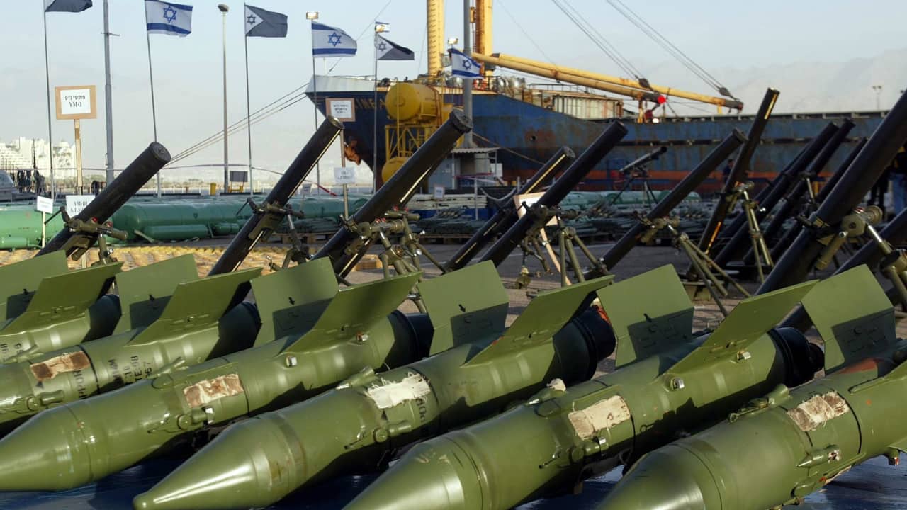 كم بلغت قيمة التبادل التجاري للأسلحة في إسرائيل عام 2022؟