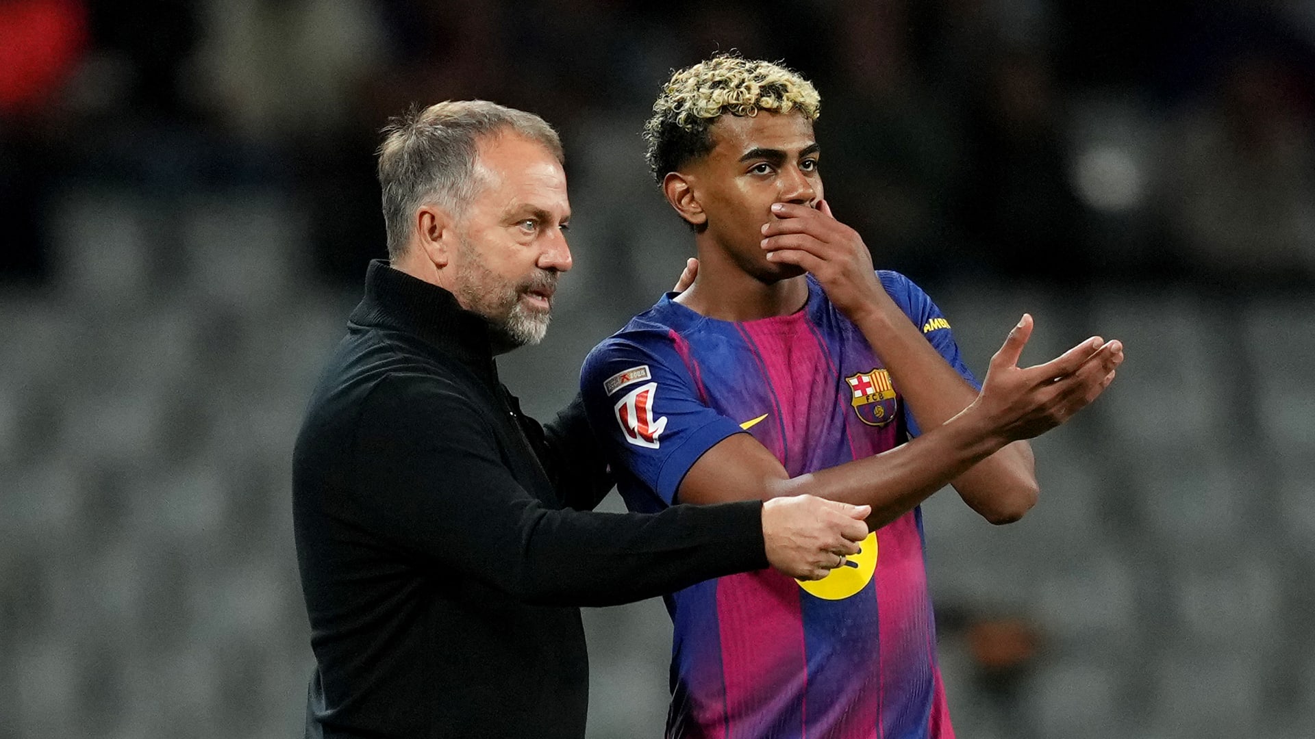 تصرف "غير متوقع" من لامين يامال بعد فوز برشلونة على أتلتيكو.. وفليك يعلق 