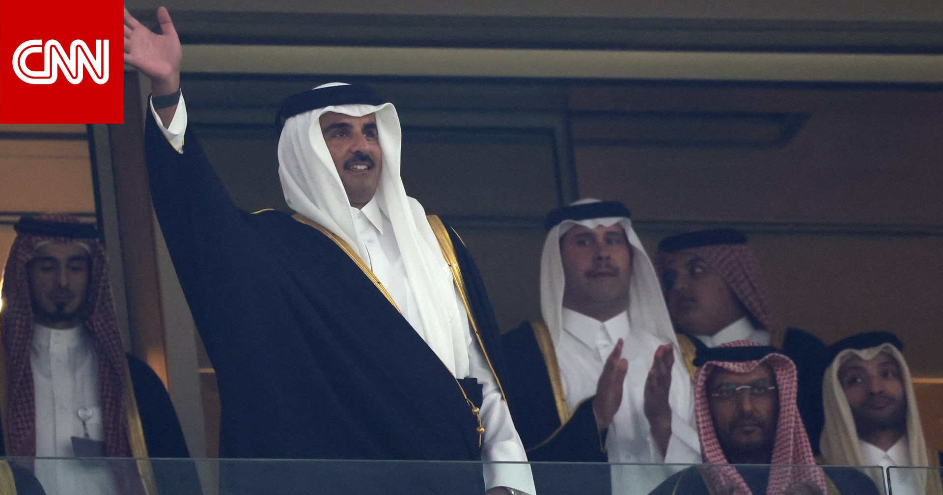 أول تعليق من أمير قطر بعد خسارة بلاده من المنتخب الفلسطيني في كأس العرب