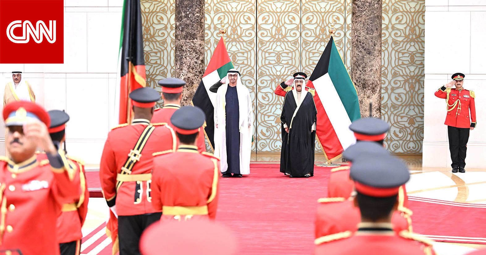 تفاعل على "الحفاوة والترحيب" باستقبال محمد بن زايد خلال زيارته للكويت