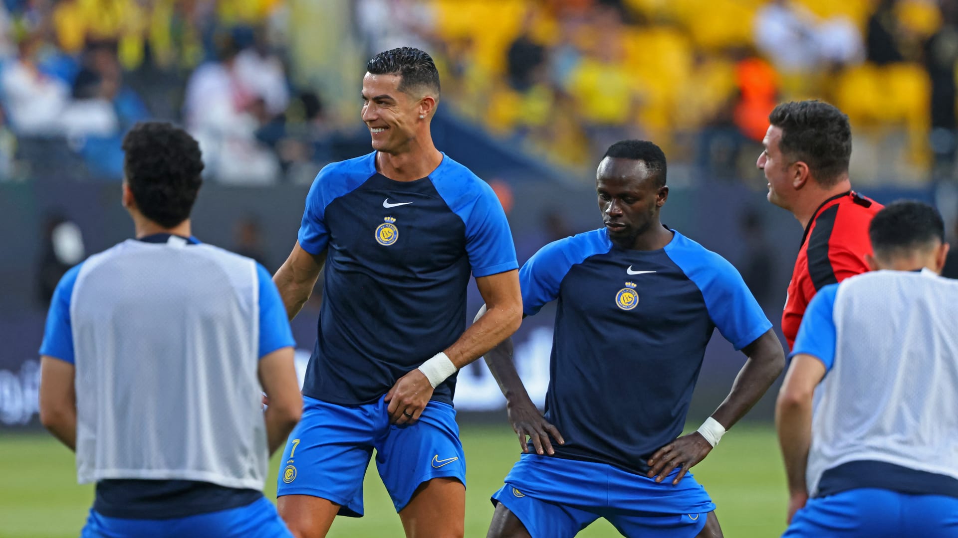 تداول جملة قالها رونالدو إلى ساديو ماني خلال تدريبات النصر