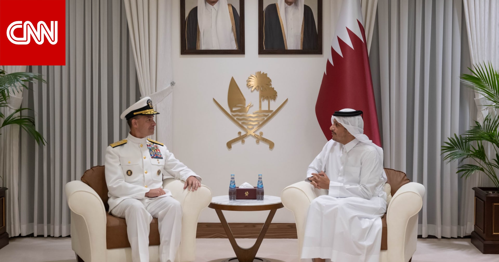 أول لقاء بين رئيس وزراء قطر وقائد القيادة المركزية الأمريكية بعد هجوم إسرائيل.. ماذا دار فيه؟